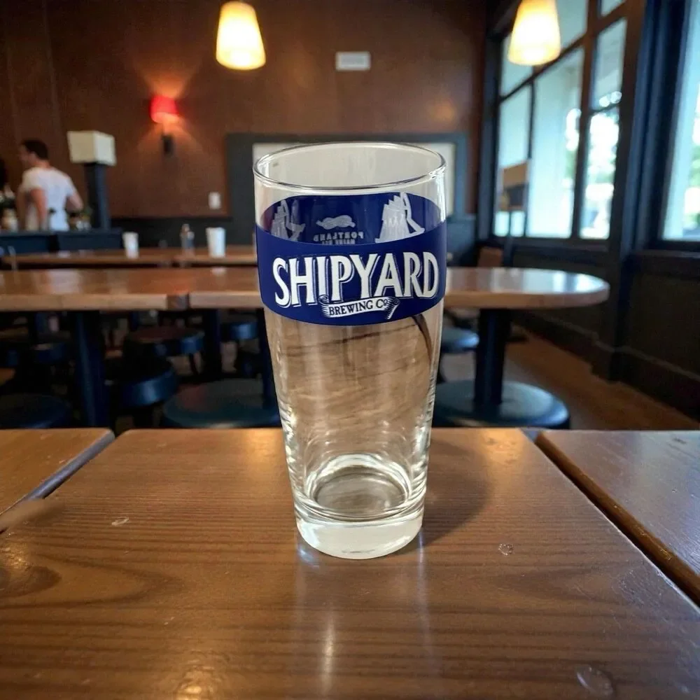 Shipyard Brewing Co. Beer Glass Portland Maine | Set Of 3 | Pumpkin head